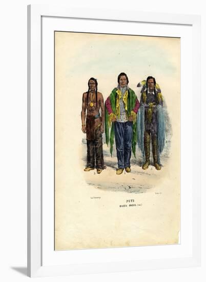 Yuti Indians, 1863-79-Raimundo Petraroja-Framed Premium Giclee Print