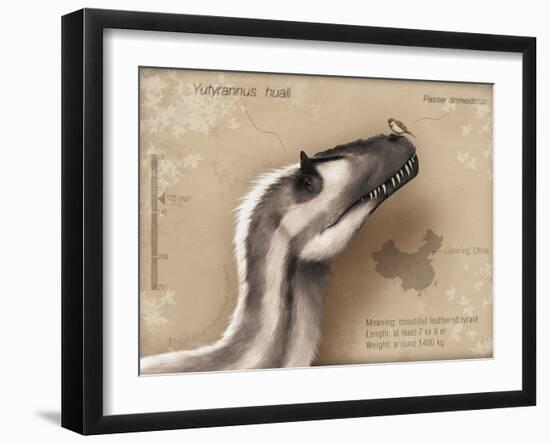 Yutyrannus Huali Is a Feathered Tyrannosauroid from the Early Cretacous of China-null-Framed Art Print