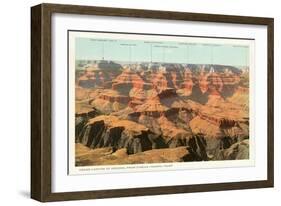 Yuvapai Point, Grand Canyon-null-Framed Art Print