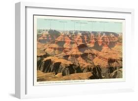 Yuvapai Point, Grand Canyon-null-Framed Art Print