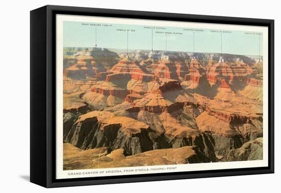 Yuvapai Point, Grand Canyon-null-Framed Stretched Canvas