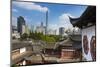 Yuyuan Gardens and Bazaar with the Shanghai Tower Behind, Old Town, Shanghai, China-Jon Arnold-Mounted Photographic Print