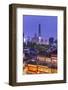 Yuyuan Gardens and Bazaar with the Shanghai Tower Behind, Old Town, Shanghai, China-Jon Arnold-Framed Photographic Print