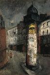 Gas Lamp and Advertisement Posters, Paris-Yuzo Saeki-Giclee Print