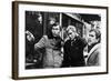 Yves Boisset Directing Gian Maria Volente and Denis Manuel in a Scene from the Movie "L'Attentat"-null-Framed Photo