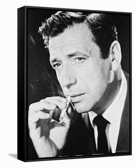 Yves Montand-null-Framed Stretched Canvas