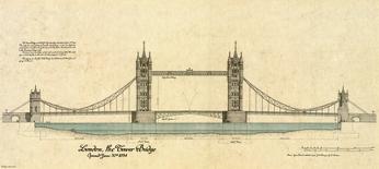 Tower Bridge-Yves Poinsot-Mounted Art Print