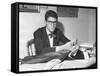 Yves Saint Laurent Opened His Couture Fashion House in Paris in 1961-null-Framed Stretched Canvas