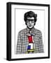 Yves Saint Laurent-Ben Heine-Framed Giclee Print