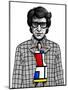 Yves Saint Laurent-Ben Heine-Mounted Giclee Print