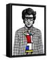 Yves Saint Laurent-Ben Heine-Framed Stretched Canvas