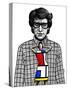 Yves Saint Laurent-Ben Heine-Stretched Canvas