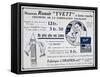 Yvett Razor Advertisement, 1915-null-Framed Stretched Canvas