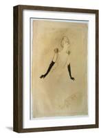 Yvette Guilbert, 1894-Henri de Toulouse-Lautrec-Framed Giclee Print