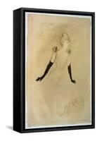 Yvette Guilbert, 1894-Henri de Toulouse-Lautrec-Framed Stretched Canvas