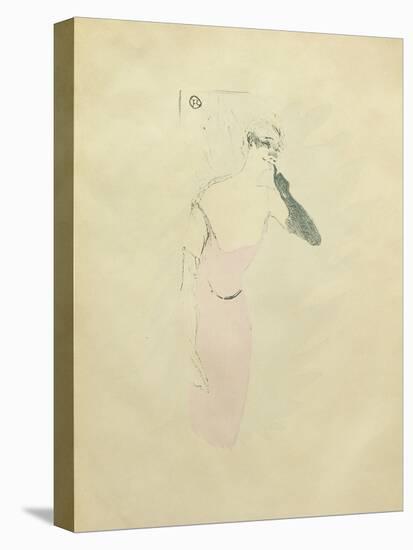 Yvette Guilbert, C.1894-Henri de Toulouse-Lautrec-Stretched Canvas