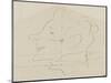 Yvette Guilbert de profil vers la gauche-Henri de Toulouse-Lautrec-Mounted Giclee Print