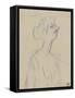 Yvette Guilbert en buste-Henri de Toulouse-Lautrec-Framed Stretched Canvas