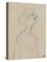 Yvette Guilbert en buste-Henri de Toulouse-Lautrec-Stretched Canvas