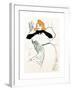 Yvette Guilbert, Lautrec-Henri de Toulouse-Lautrec-Framed Giclee Print