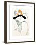 Yvette Guilbert, Lautrec-Henri de Toulouse-Lautrec-Framed Giclee Print