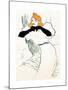 Yvette Guilbert, Lautrec-Henri de Toulouse-Lautrec-Mounted Giclee Print
