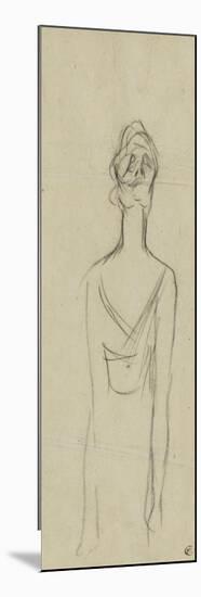 Yvette Guilbert, les deux bras tombant le long du corps-Henri de Toulouse-Lautrec-Mounted Premium Giclee Print