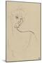 Yvette Guilbert's Face Turned Slightly to the Right-Henri de Toulouse-Lautrec-Mounted Giclee Print