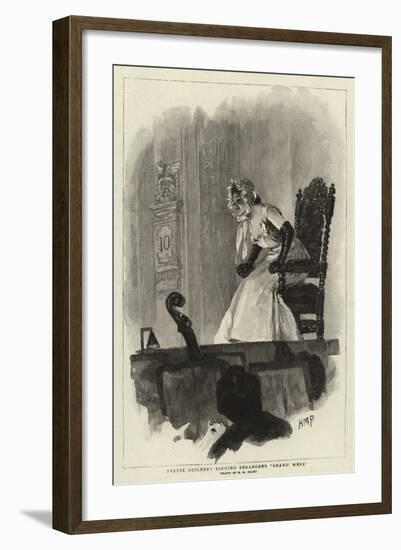 Yvette Guilbert Singing Beranger's Grand' Mere-Henry Marriott Paget-Framed Giclee Print