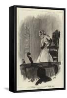 Yvette Guilbert Singing Beranger's Grand' Mere-Henry Marriott Paget-Framed Stretched Canvas