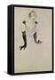 Yvette Guilbert-Henri de Toulouse-Lautrec-Framed Stretched Canvas
