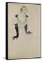 Yvette Guilbert-Henri de Toulouse-Lautrec-Framed Stretched Canvas