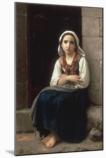 Yvonette, 1867-William Adolphe Bouguereau-Mounted Giclee Print