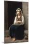 Yvonette, 1867-William Adolphe Bouguereau-Mounted Giclee Print