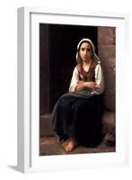 Yvonette-William Adolphe Bouguereau-Framed Art Print