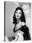 Yvonne by Carlo (1922 2007) actrice d'origine canadienne naturalisee americaine (b/w photo)-null-Stretched Canvas