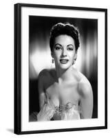 Yvonne by Carlo (1922 2007) actrice d'origine canadienne naturalisee americaine (b/w photo)-null-Framed Photo