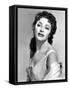 Yvonne by Carlo (1922 2007) actrice d'origine canadienne naturalisee americaine (b/w photo)-null-Framed Stretched Canvas