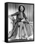 Yvonne by Carlo (1922 2007) actrice d'origine canadienne naturalisee americaine (b/w photo)-null-Framed Stretched Canvas