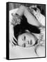 Yvonne by Carlo (1922 2007) actrice d'origine canadienne naturalisee americaine (b/w photo)-null-Framed Stretched Canvas