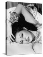 Yvonne by Carlo (1922 2007) actrice d'origine canadienne naturalisee americaine (b/w photo)-null-Stretched Canvas