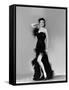 Yvonne by Carlo (1922 2007) actrice d'origine canadienne naturalisee americaine (b/w photo)-null-Framed Stretched Canvas