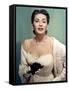 Yvonne by Carlo (1922 2007) actrice d'origine canadienne naturalisee americaine ici en, 1956 (photo-null-Framed Stretched Canvas