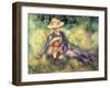 Yvonne et Jean-Pierre-Auguste Renoir-Framed Giclee Print