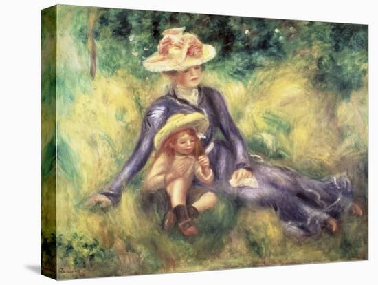 Yvonne et Jean-Pierre-Auguste Renoir-Stretched Canvas
