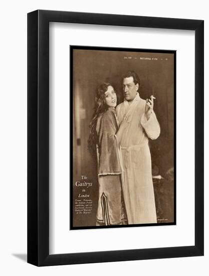 Yvonne Printemps 1929-null-Framed Photographic Print