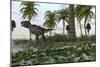 Yyrannosaurus Rex Hunting for its Next Meal-null-Mounted Art Print