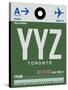 YYZ Toronto Luggage Tag 1-NaxArt-Stretched Canvas