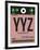 YYZ Toronto Luggage Tag 2-NaxArt-Framed Art Print