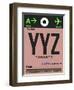 YYZ Toronto Luggage Tag 2-NaxArt-Framed Art Print